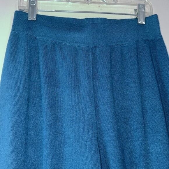 Victor Glemaud Womens Teal Knit Flared Pants Size S - Picture 5 of 12